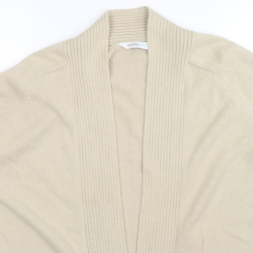 BHS Womens Beige  Knit Cardigan Jumper Size 12