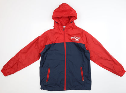 Mens UK Size S Great Run Multicoloured Rain Coat