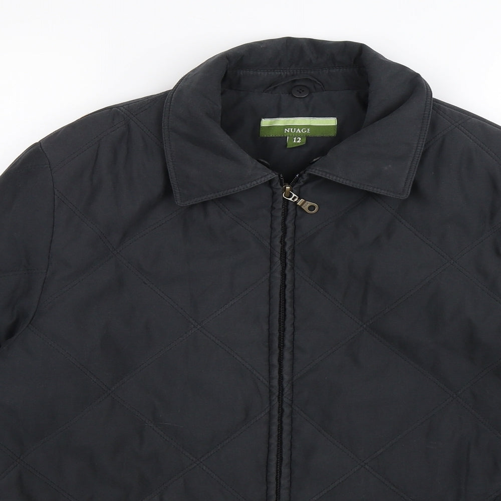 Womens UK Size 12 NuAge Black Jacket