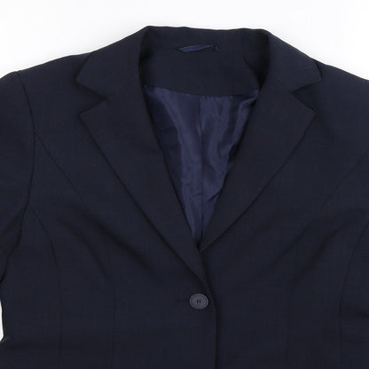 Berkertex Womens Blue   Jacket Suit Jacket Size 10