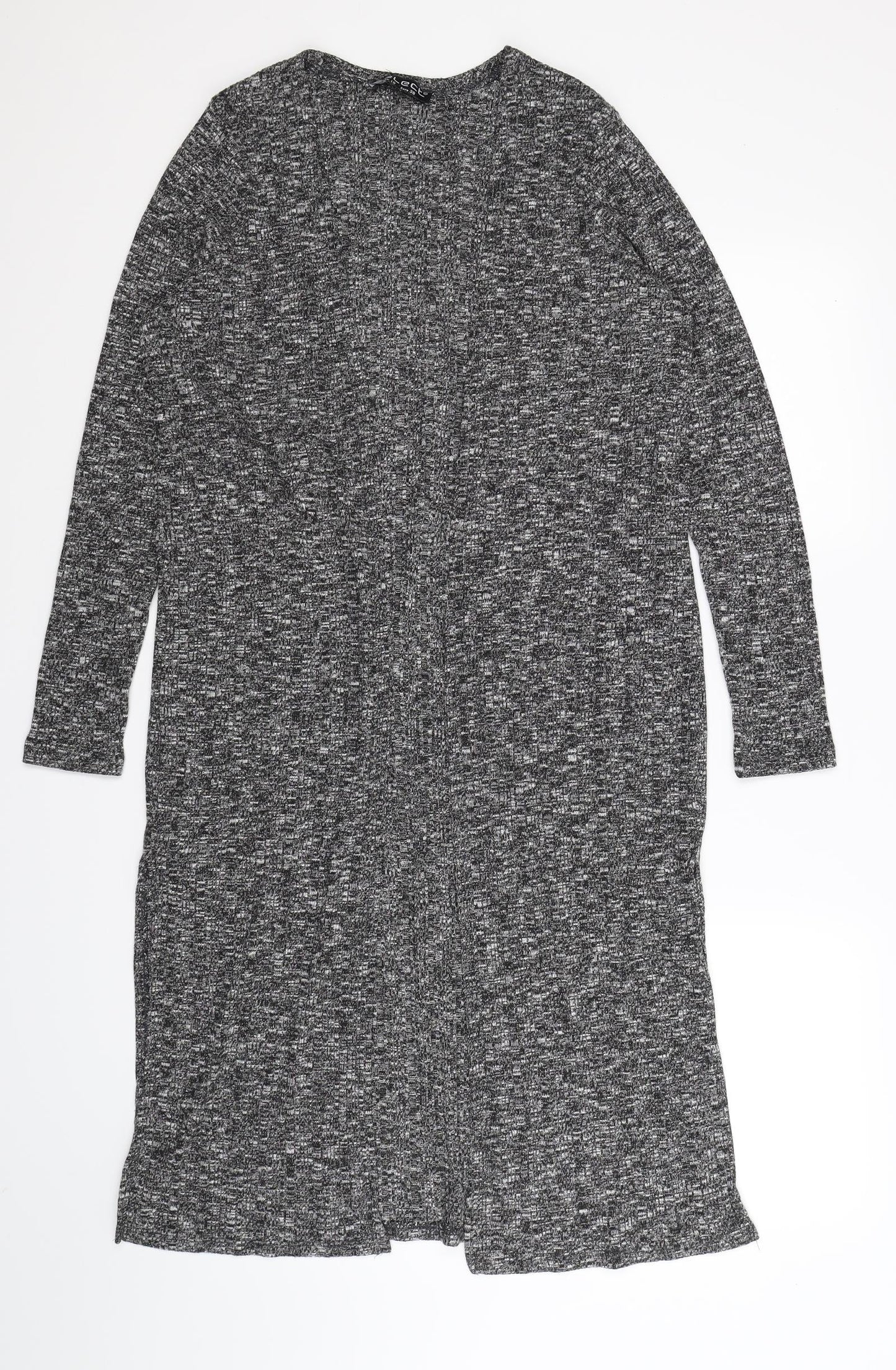Select Womens Grey  Knit Cardigan Jumper Size 10