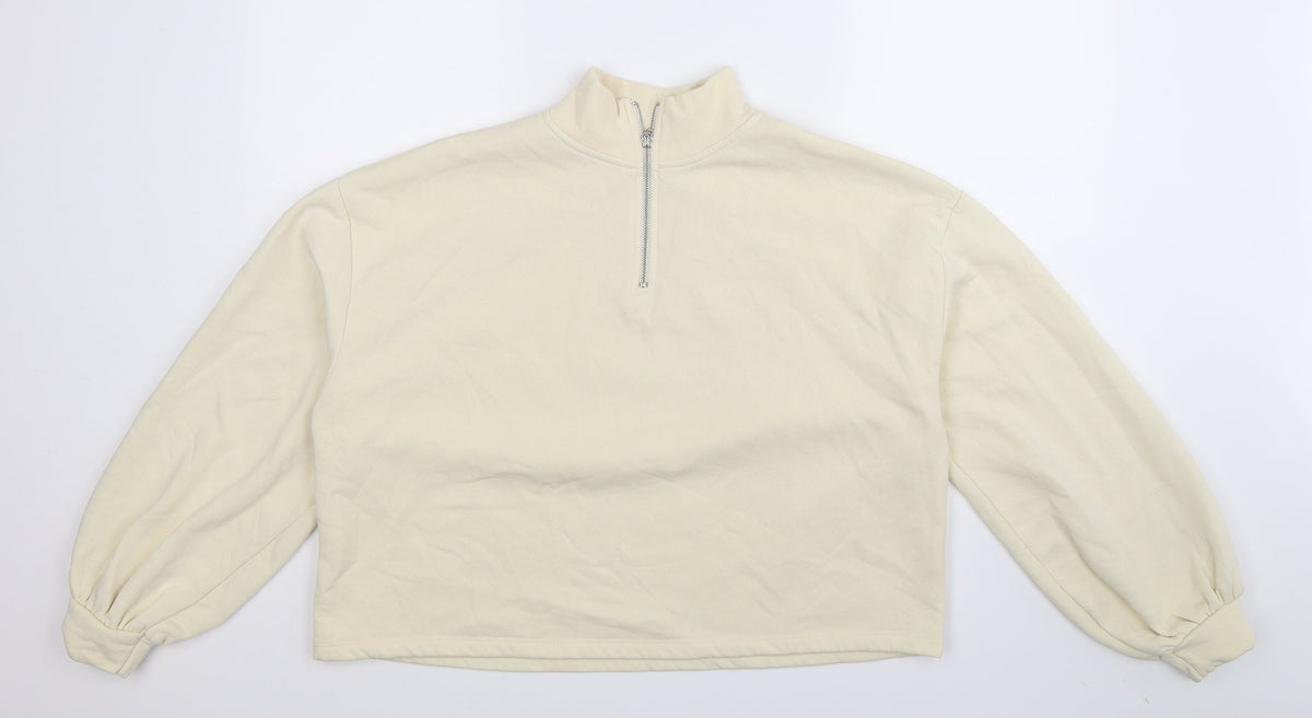 Primark Womens Beige   Pullover Sweatshirt Size 14  - Oversized