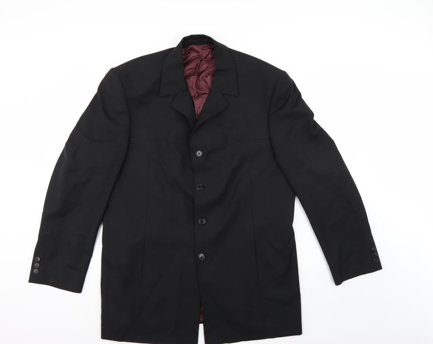 Mens UK Size  Burton Regular Black Suit Jacket