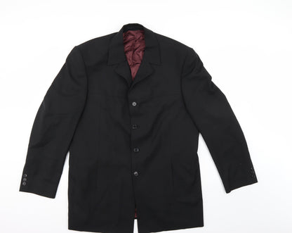 Mens UK Size  Burton Regular Black Suit Jacket