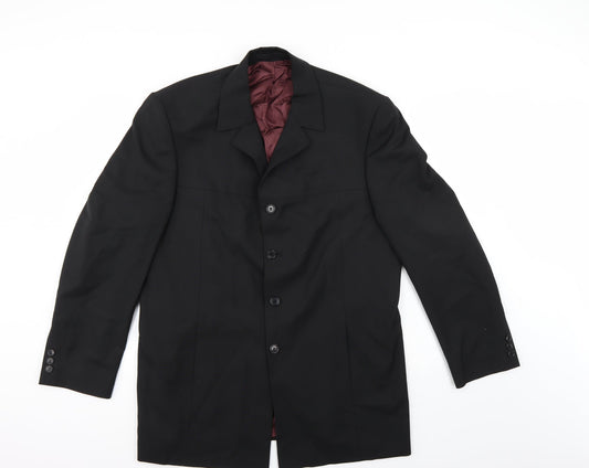 Mens UK Size  Burton Regular Black Suit Jacket