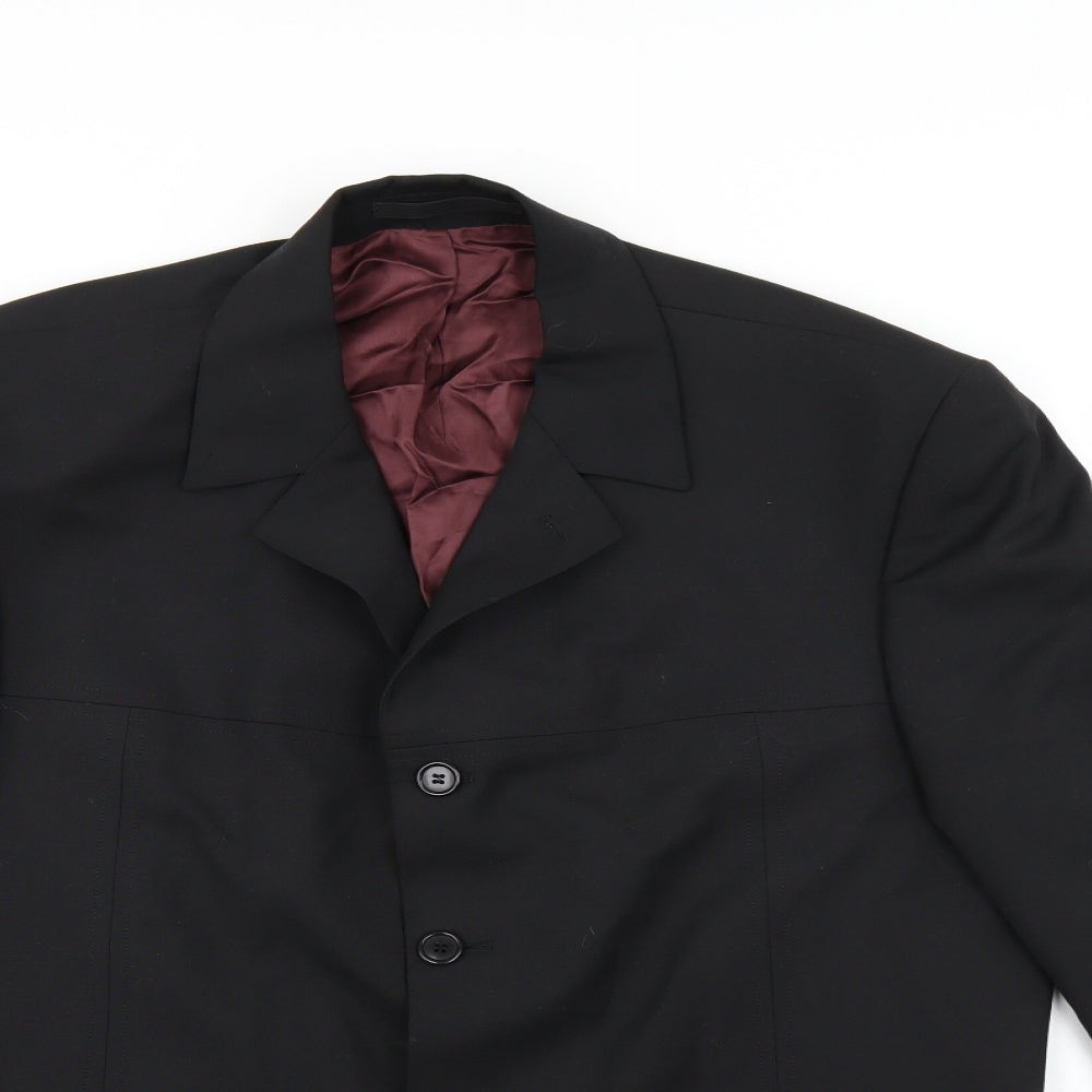 Mens UK Size  Burton Regular Black Suit Jacket