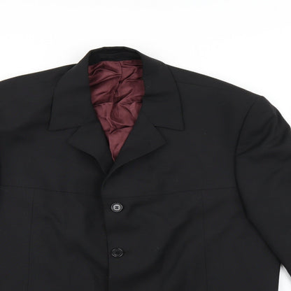Mens UK Size  Burton Regular Black Suit Jacket