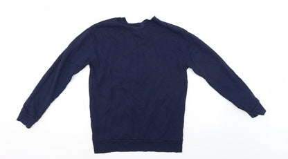 H&M Girls Blue   Pullover Sweatshirt Size 12-13 Years