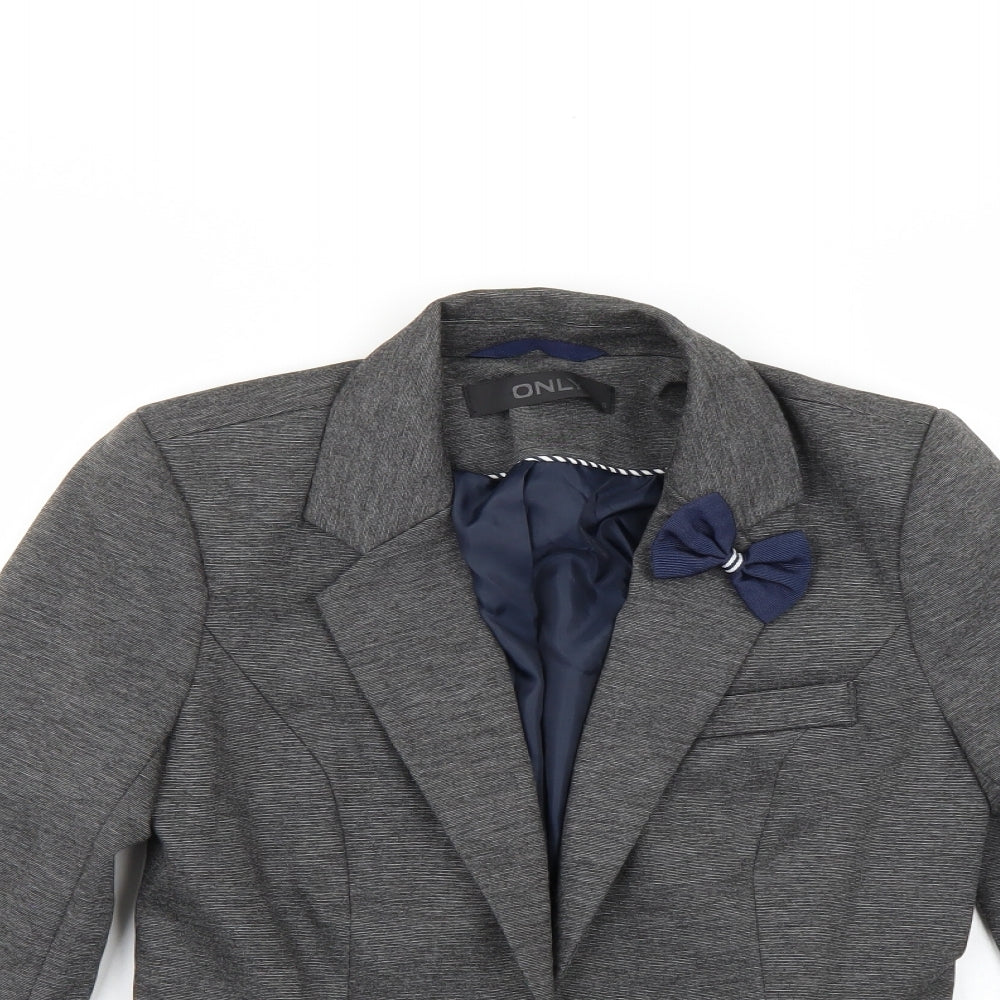 Only Womens Gold   Jacket Suit Jacket Size S