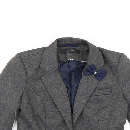 Only Womens Gold   Jacket Suit Jacket Size S