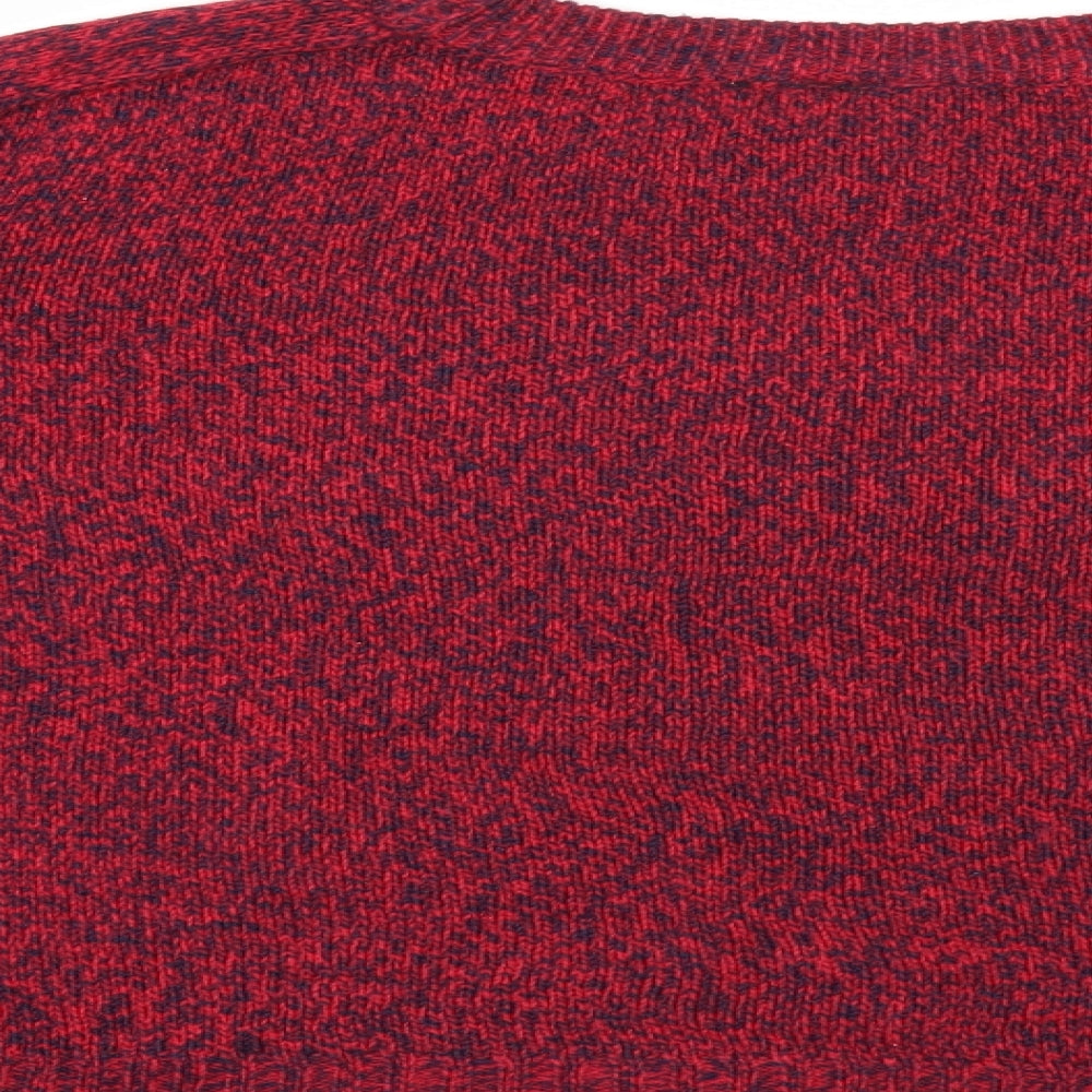 Divided Womens Red   Pullover Jumper Size L
