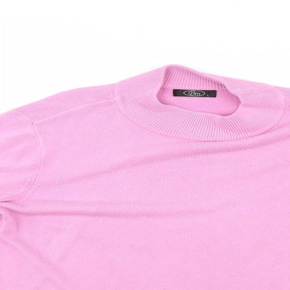Bonmarché Womens Pink Pullover Jumper Size L