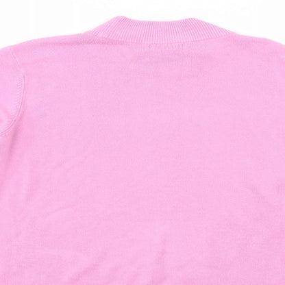 Bonmarché Womens Pink Pullover Jumper Size L