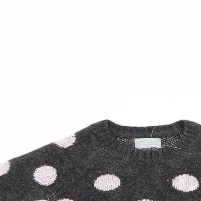 Primark Girls Black Polka Dot  Pullover Jumper Size 3-6 Months