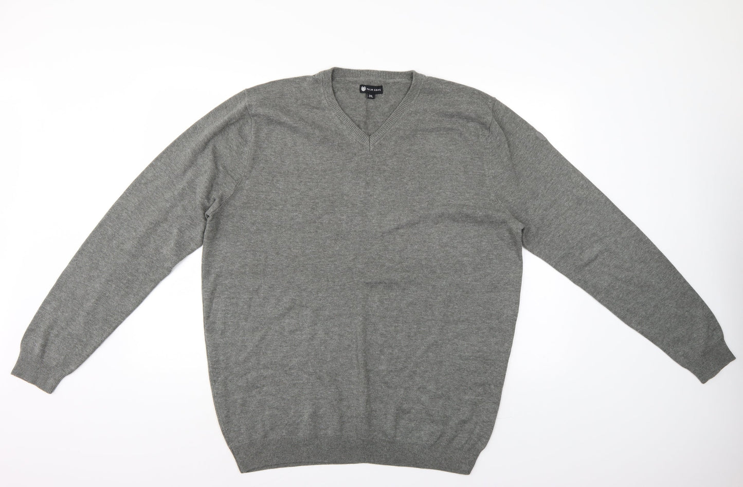 Palm Grove Mens Grey   Pullover Jumper Size 2XL