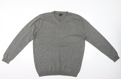 Palm Grove Mens Grey   Pullover Jumper Size 2XL