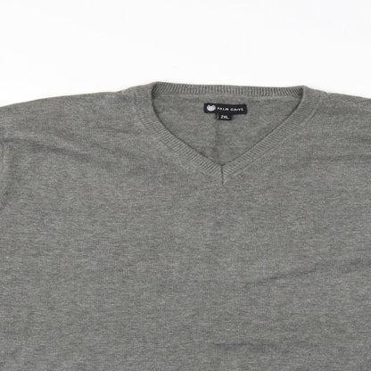 Palm Grove Mens Grey   Pullover Jumper Size 2XL