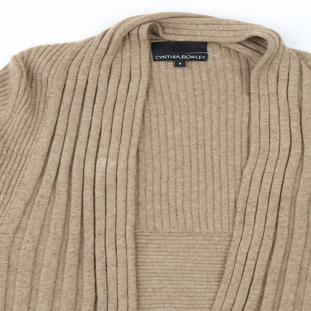 Cynthia Rowley Womens Brown   Cardigan Jumper Size S