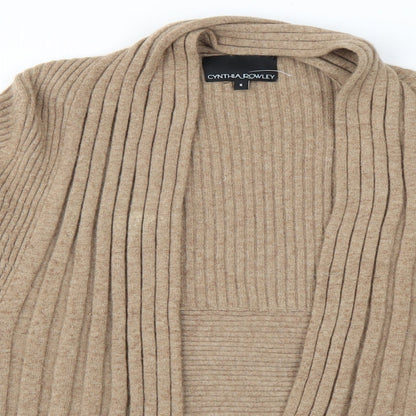 Cynthia Rowley Womens Brown   Cardigan Jumper Size S