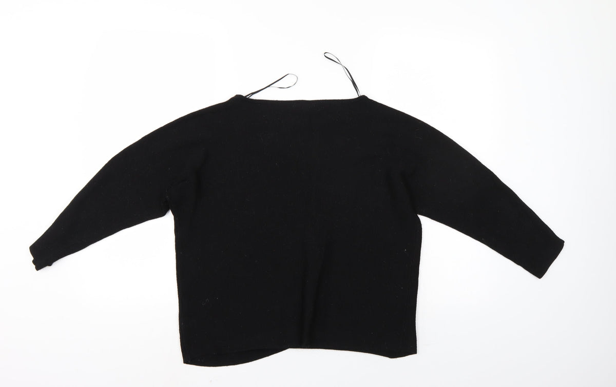 H&M Womens Black   Pullover Jumper Size S
