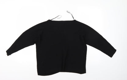 H&M Womens Black   Pullover Jumper Size S
