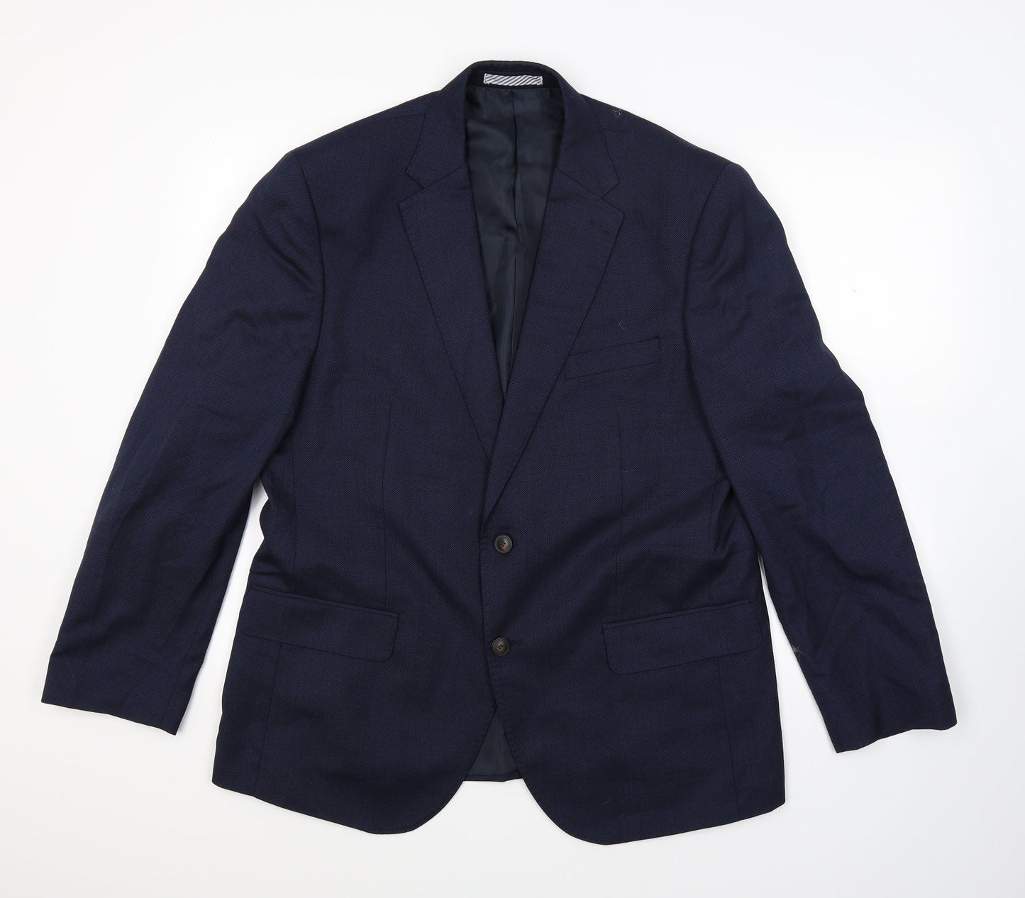 Mens UK Size 42 Marks and Spencer Regular Blue Suit Jacket