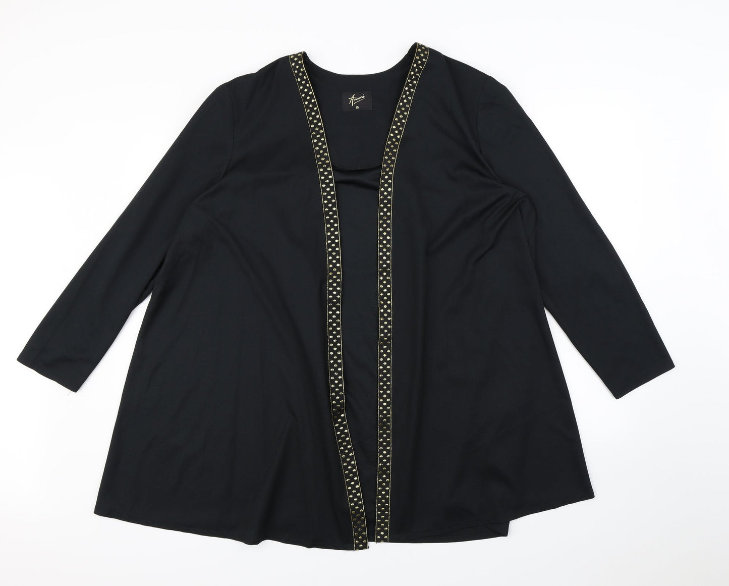 Amari Womens Black   Jacket  Size 16