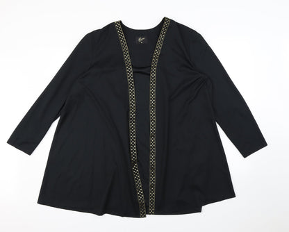 Amari Womens Black   Jacket  Size 16