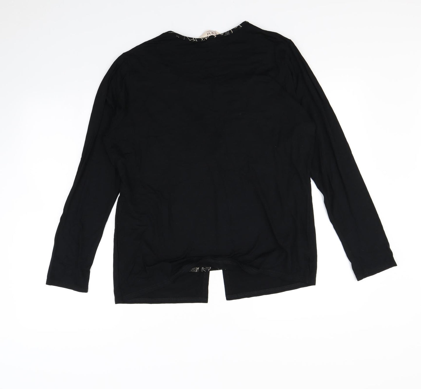 EWM Womens Black   Pullover Sweatshirt Size 14