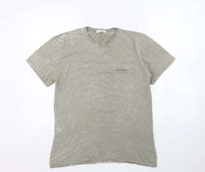 MM Studio Womens Green   Basic T-Shirt Size M