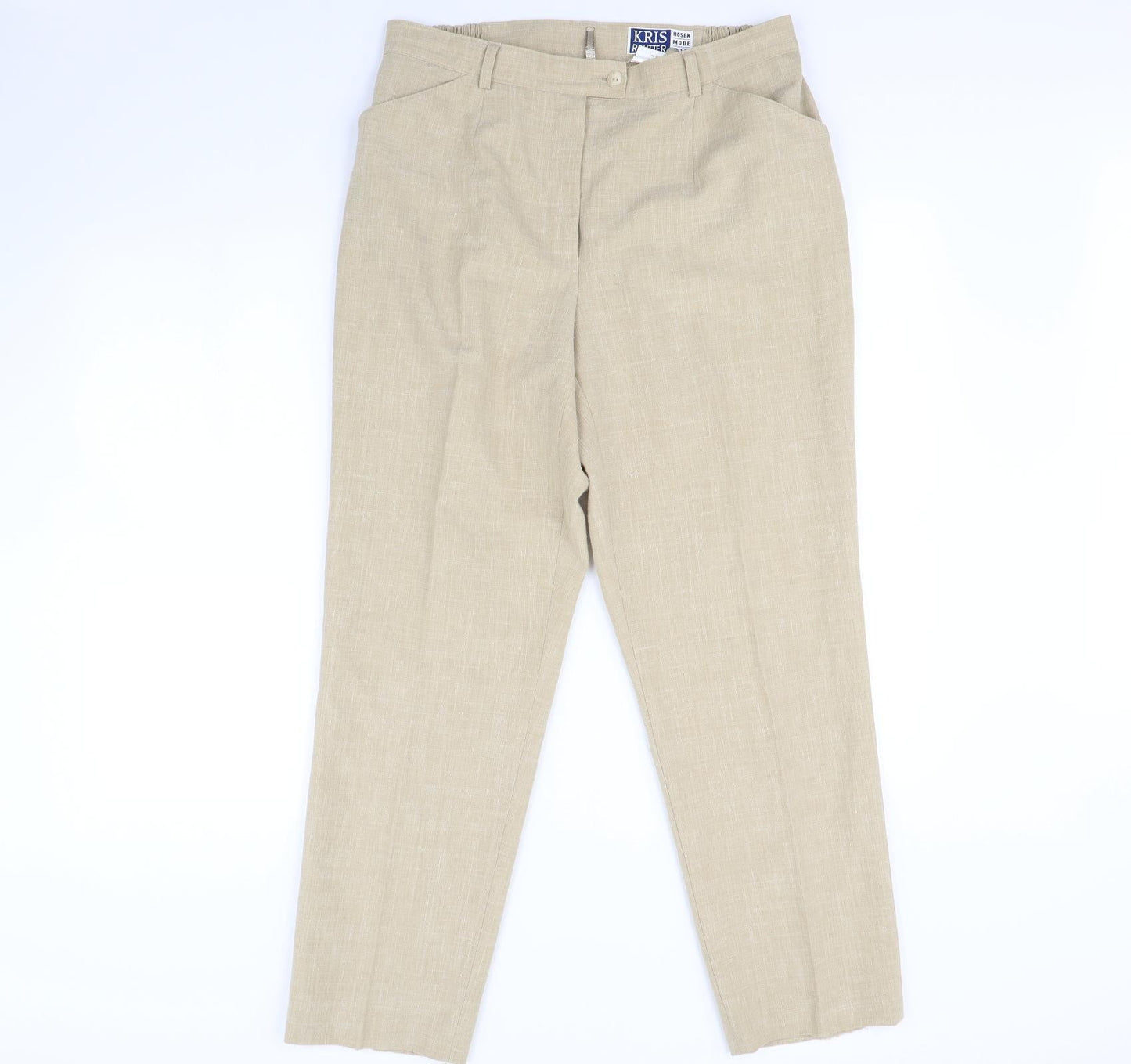 Kris Reutter Womens Beige   Dress Pants Trousers Size 16 L30 in