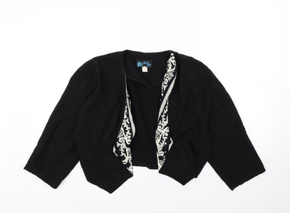 Womens UK Size 14 Preworn Black Jacket