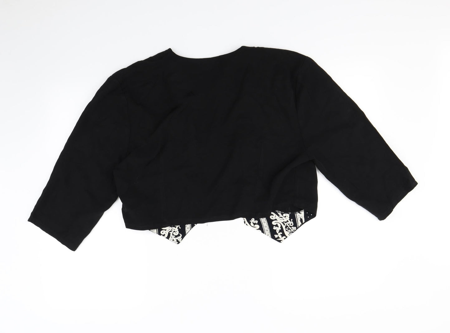 Womens UK Size 14 Preworn Black Jacket