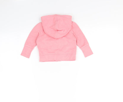 Gap Girls Pink   Full Zip Jumper Size 3-6 Months