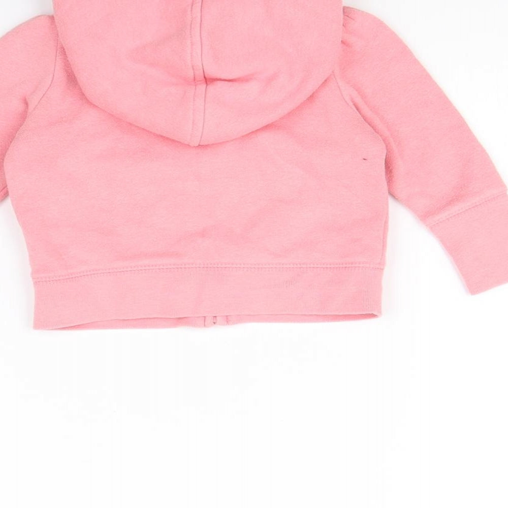 Gap Girls Pink   Full Zip Jumper Size 3-6 Months