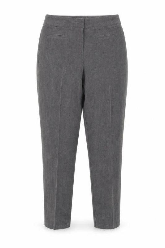 Womens UK Size 14 Mia Moda Regular Fit Dress Pants Grey Trousers