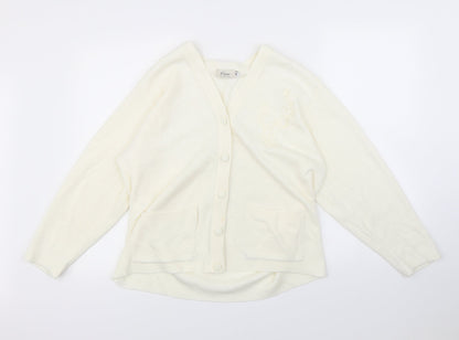 CARE Womens Ivory   Cape Jumper Size M