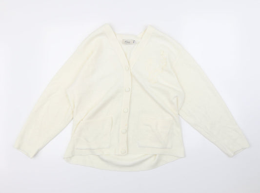 CARE Womens Ivory   Cape Jumper Size M