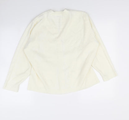 CARE Womens Ivory   Cape Jumper Size M