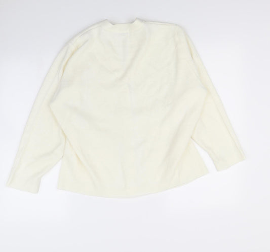 CARE Womens Ivory   Cape Jumper Size M