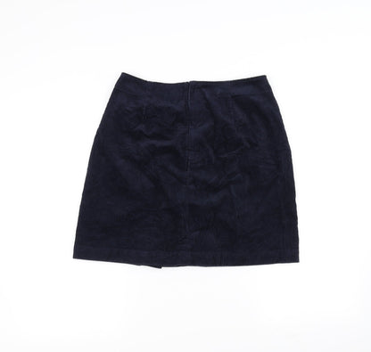 uni Womens Blue   A-Line Skirt Size 29 in