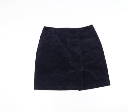 uni Womens Blue   A-Line Skirt Size 29 in