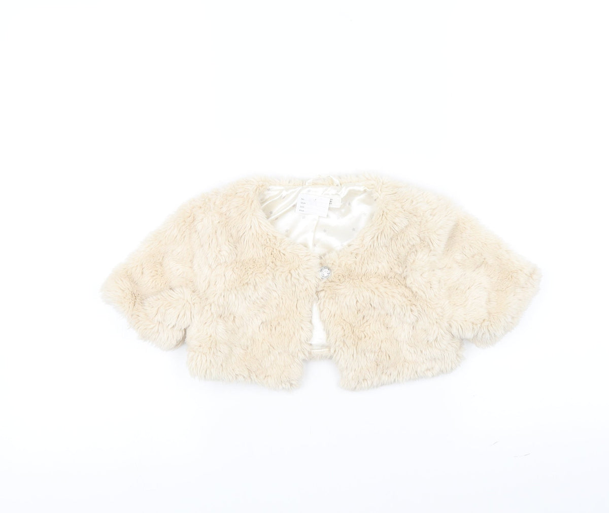 H&M Girls White   Jacket  Size 5-6 Years