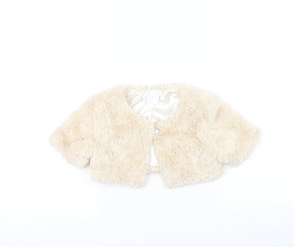 H&M Girls White   Jacket  Size 5-6 Years