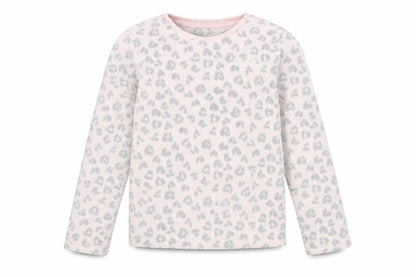 F&F Girls Pink Animal Print  Pullover Jumper Size 8-9 Years