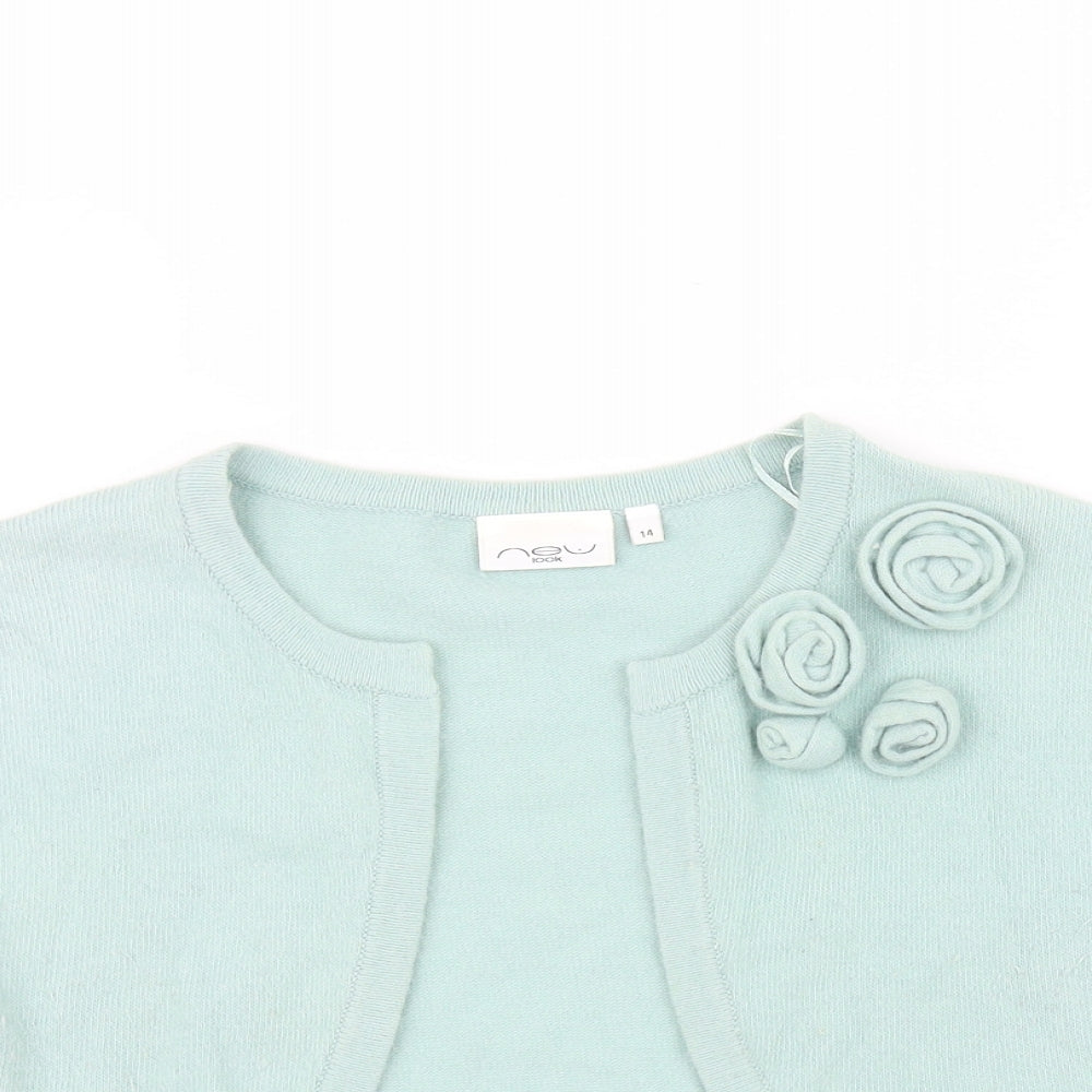 New Look Womens Blue   Cardigan Jumper Size 14