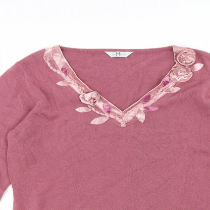 Joanna Hope Womens Pink   Pullover Jumper Size 12