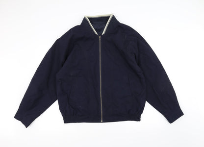 Mens UK Size M BHS Blue Bomber Jacket