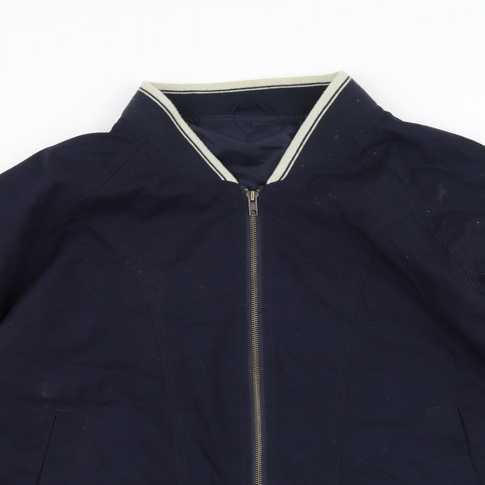 Mens UK Size M BHS Blue Bomber Jacket