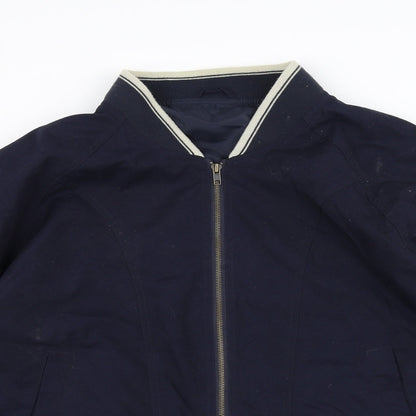 Mens UK Size M BHS Blue Bomber Jacket